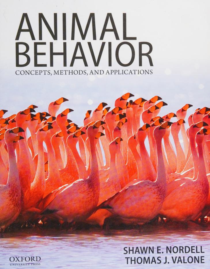 Animal behavior : concepts, methods, and applications : Nordell, Shawn E :  Free Download, Borrow, and Streaming : Internet Archive